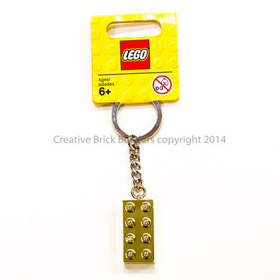 Keychain: Gold brick